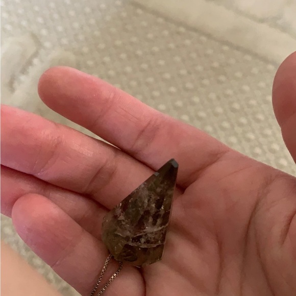 Real crystal gem necklace - Picture 4 of 5